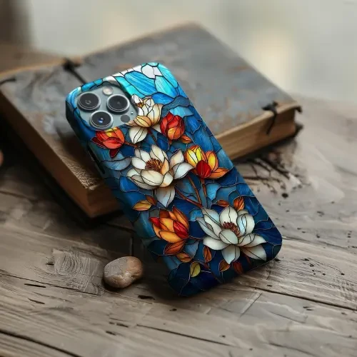 Artisanal Coque de portable iPhone 16 15 14 13 12 11 Pro Max